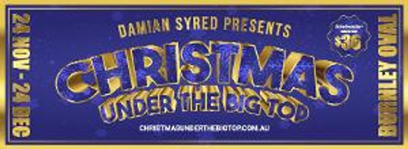 CHRISTMAS UNDER THE BIG TOP Set For Next Month  Image