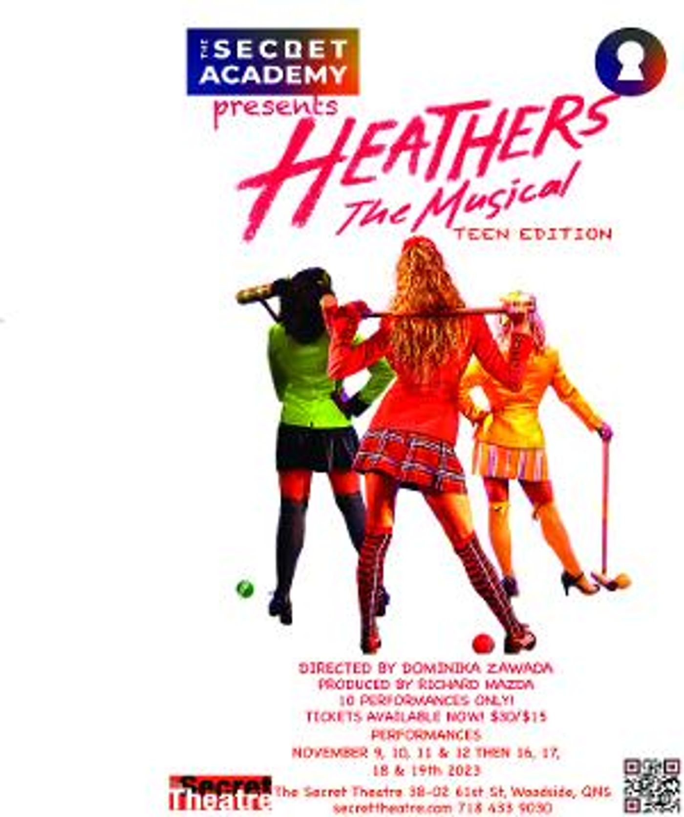 The Secret Academy Presents HEATHERS THE MUSICAL Teen Edition  Image