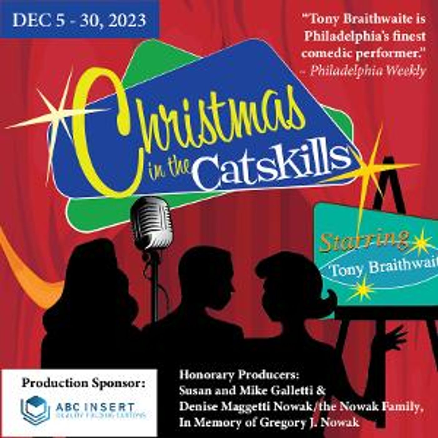 Act II Playhouse Honors Comedy Legends In World Premiere Comedy Cabaret Starring Tony Braithwaite  Image