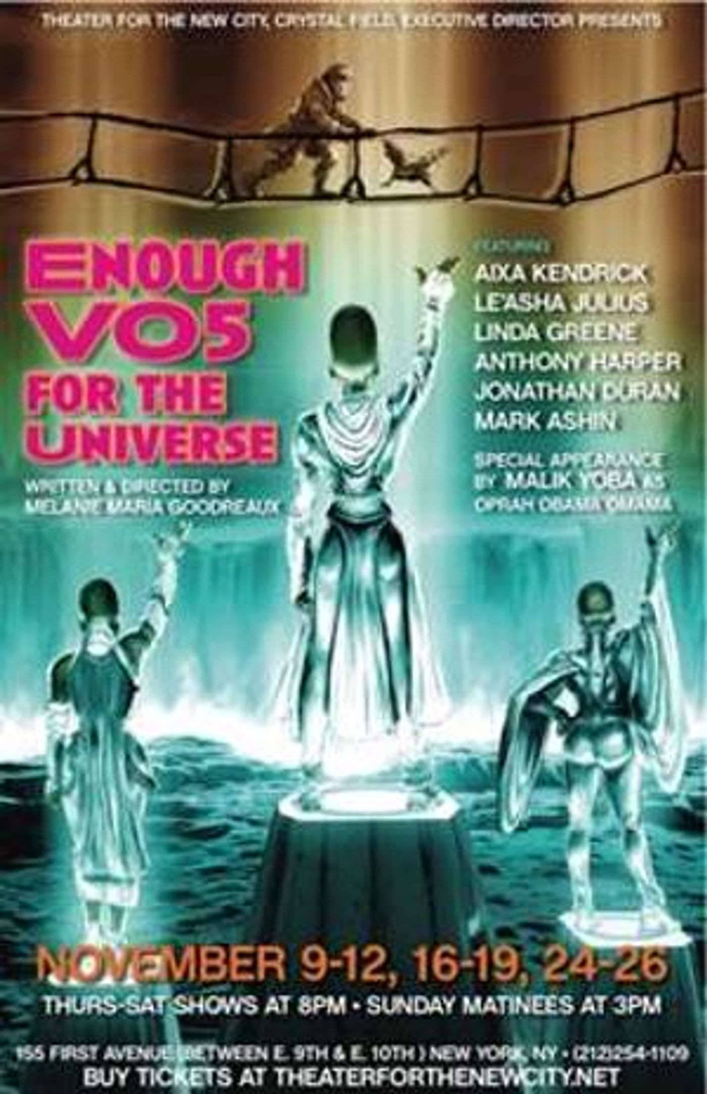 Post-Apocalyptic Drama ENOUGH VO5 FOR THE UNIVERSE Returns To Theater For The New City  Image