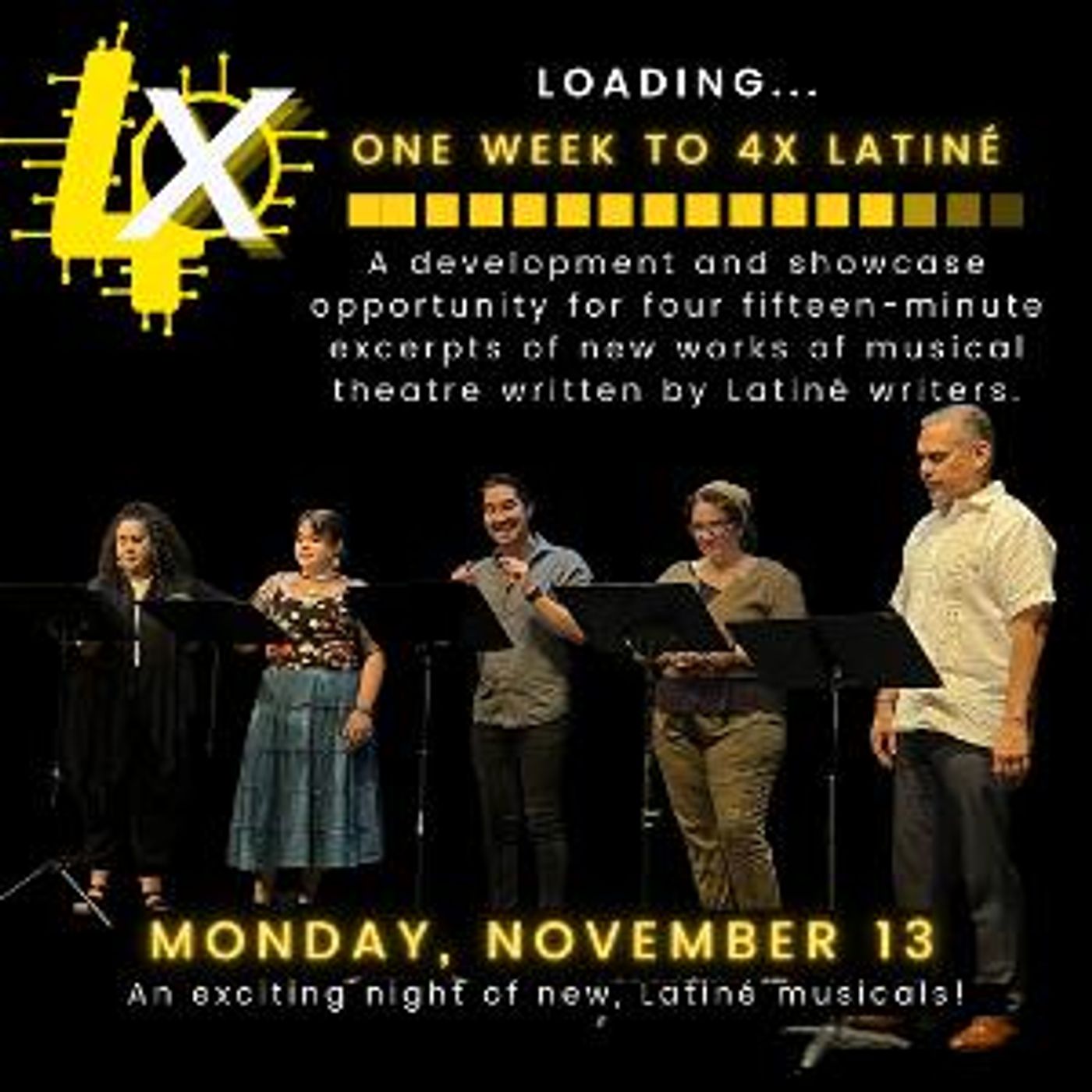 Latiné Musical Theatre Lab Hosts 4xLatiné Next Week  Image
