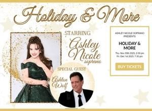 The Cat Theatre Welcomes Ashley Nicole Soprano For Holiday Performances  Image