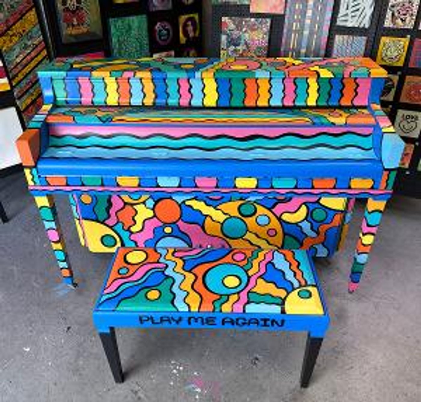 Play Me Again Pianos Installs New Public Piano On The Chamblee Rail Trail  Image