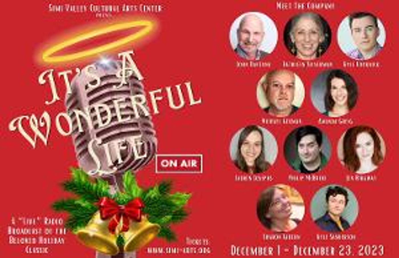 IT'S A WONDERFUL LIFE - ON AIR Will Play Simi Valley Cultural Arts Center in December  Image