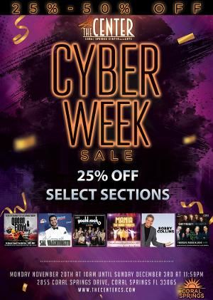Coral Springs Center For The Arts to Offer Major Ticket Discounts During Black Friday/Cyber Week Sale  Image