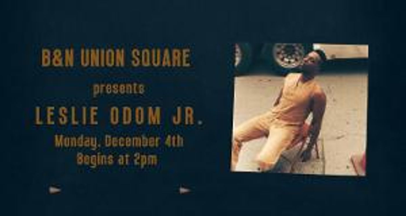 Tony-Winner Leslie Odom, Jr. To Hold In-Store Event At Barnes & Noble Union Square To Celebrate New Album  Image