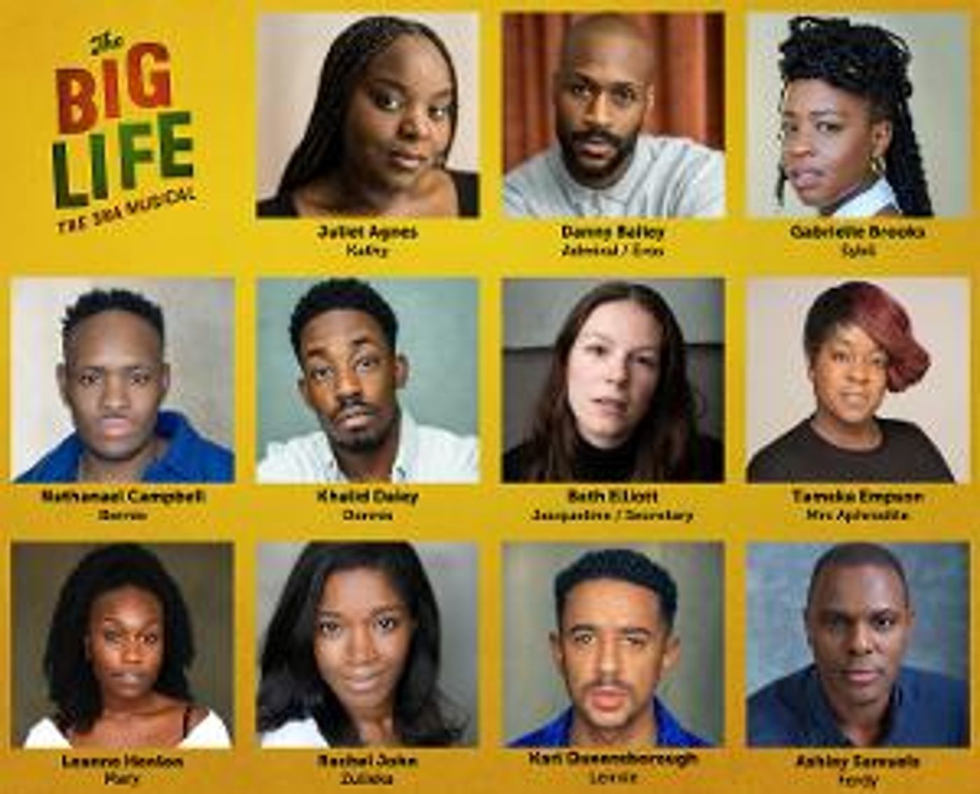 Stratford East Reveals Principal Cast and Creatives For THE BIG LIFE  Image