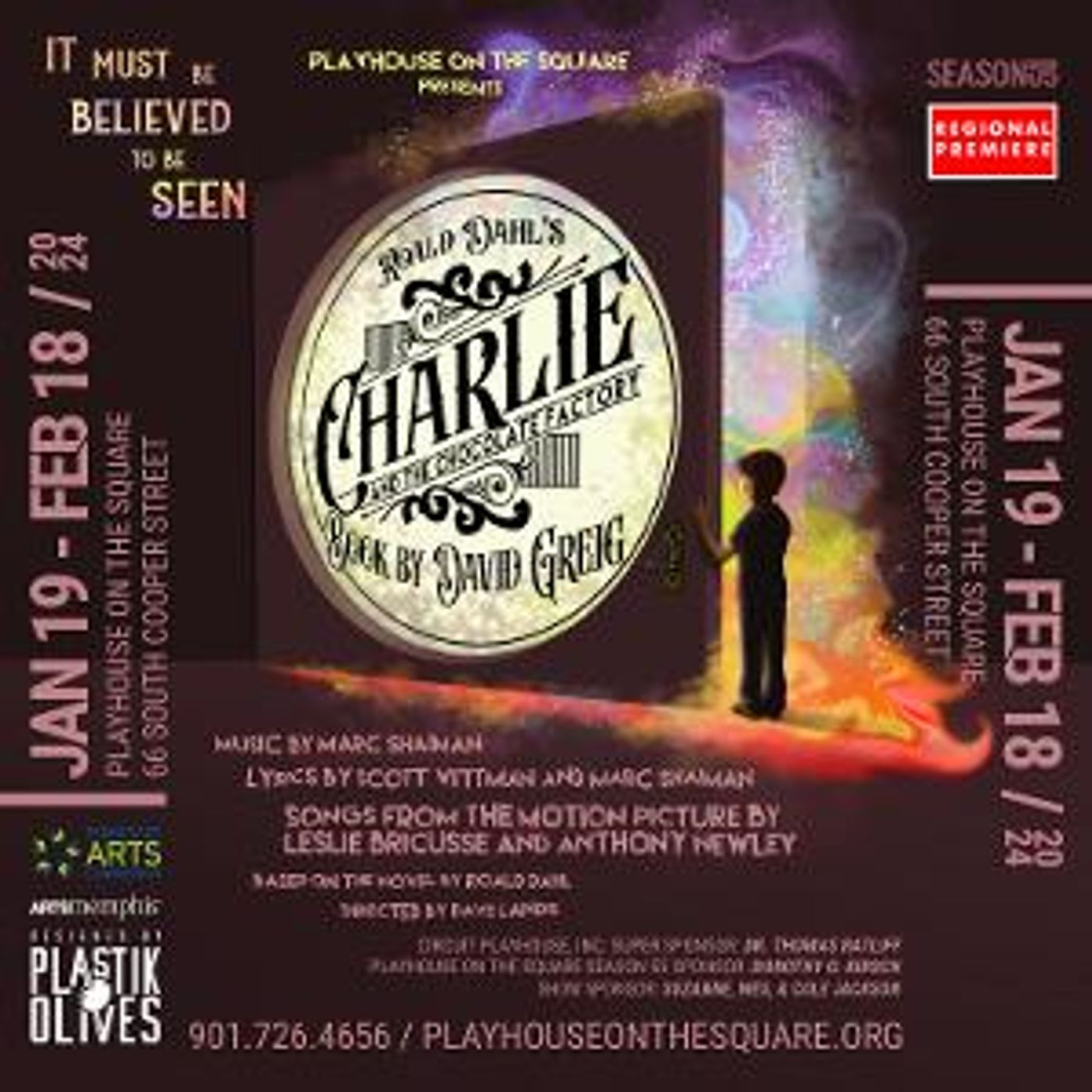 Playhouse on the Square Presents the Regional Premiere of CHARLIE AND THE CHOCOLATE FACTORY  Image