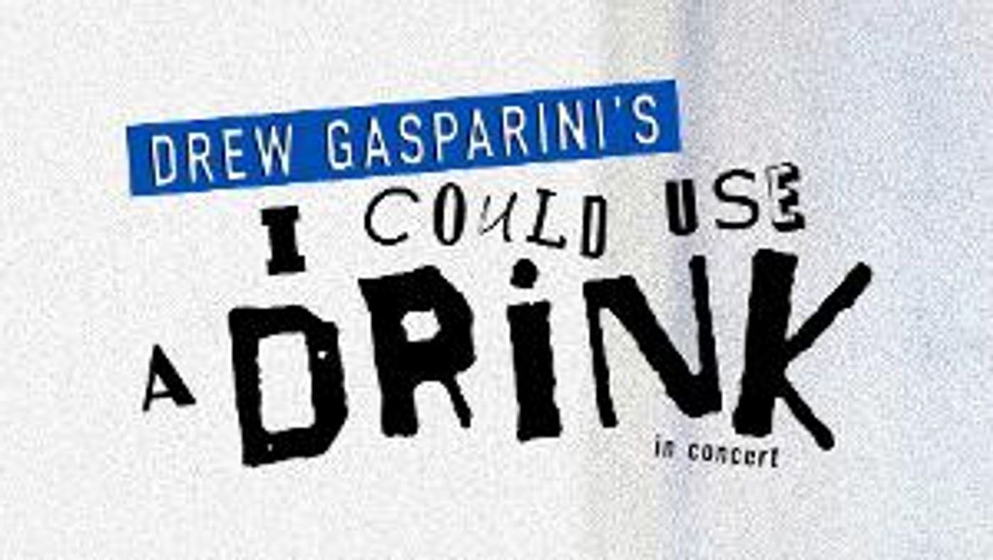 Drew Gasparini's I COULD USE A DRINK To Be Presented In Concert, January 30  Image