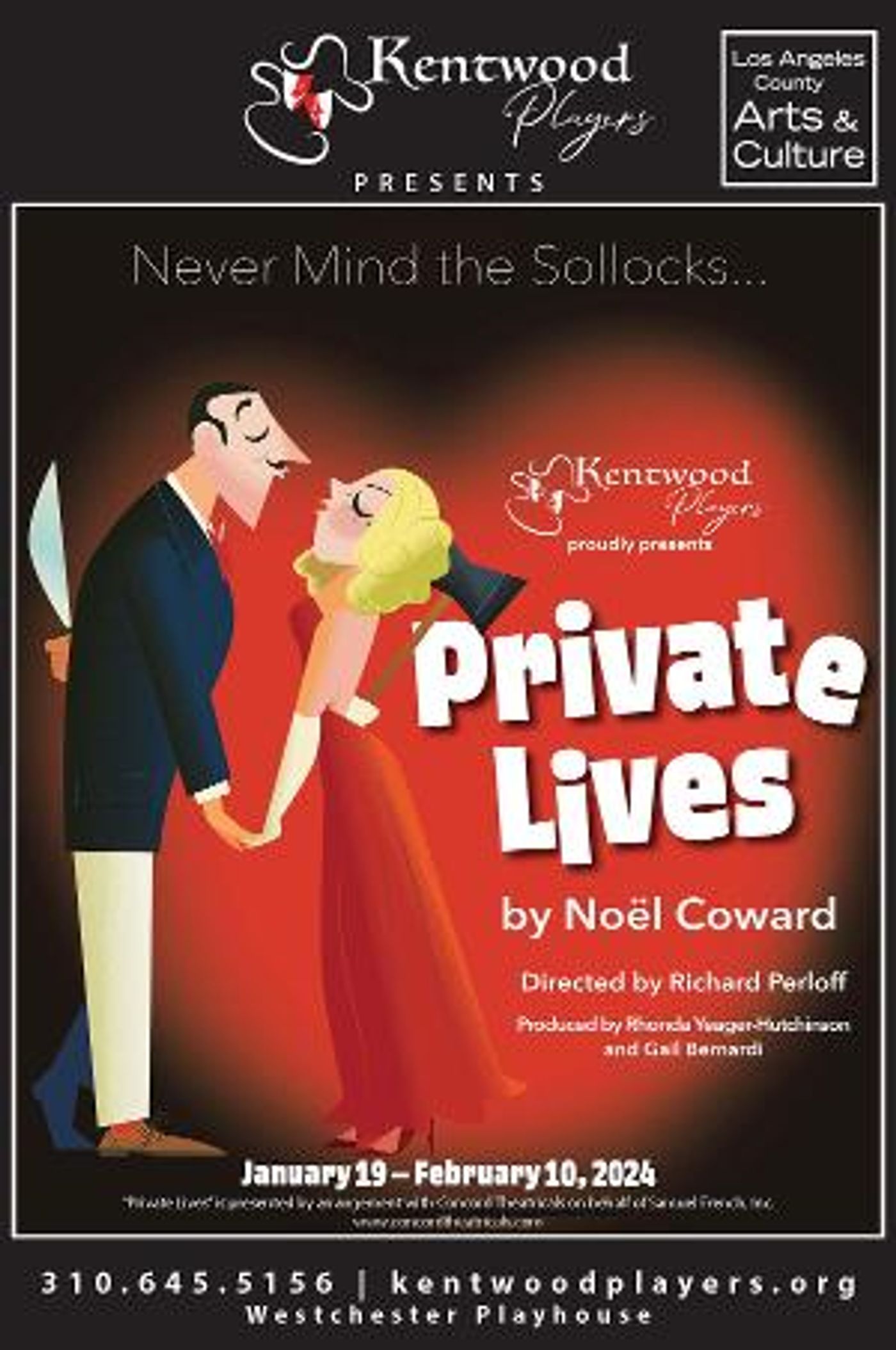 Kentwood Players Will Perform PRIVATE LIVES By Noël Coward Next Month  Image
