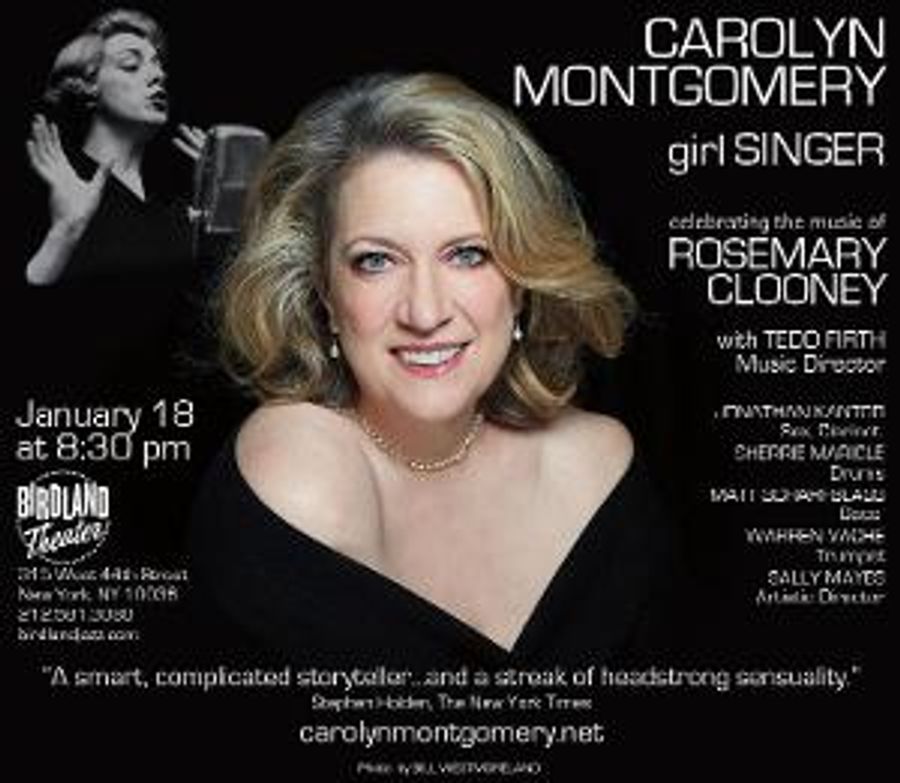 Carolyn Montgomery to Present Tribute to Rosemary Clooney at Birdland Image