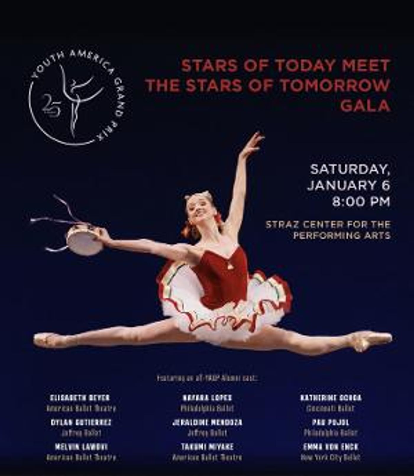 Youth America Grand Prix Hosts Tampa Stars of Today Meet The Stars of Tomorrow Gala  Image