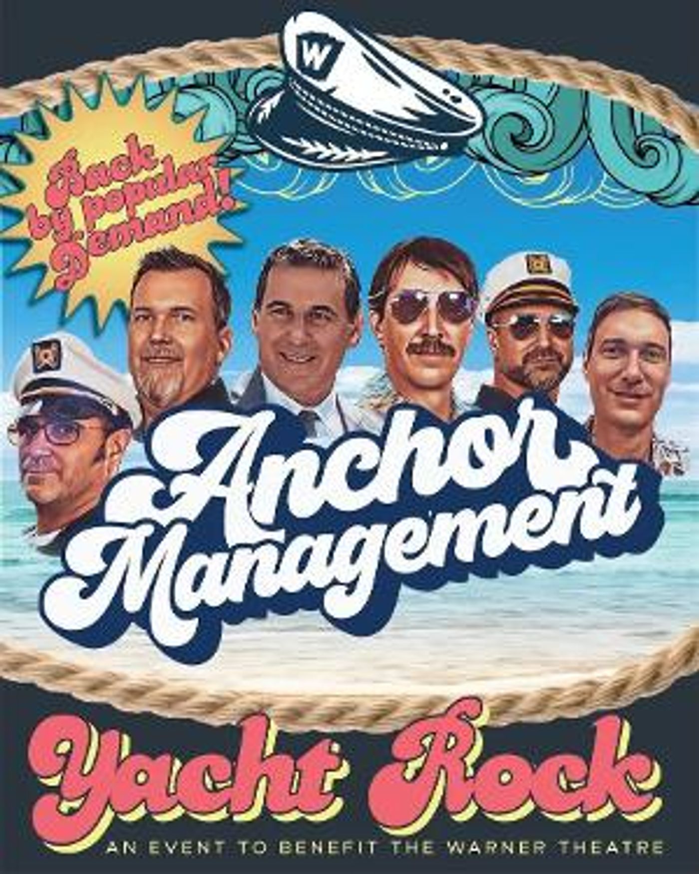 Yacht Rock Event At The Nancy Marine Studio Theatre To Benefit The Warner Theatre, April 13  Image