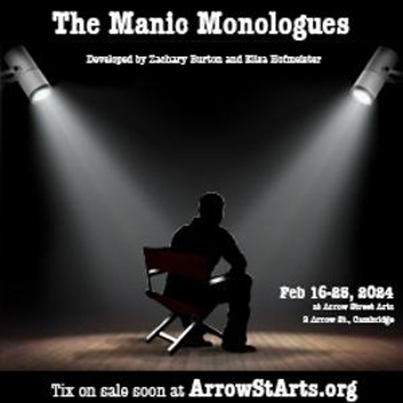 Moonbox Productions Presents THE MANIC MONOLOGUES At Arrow Street Arts, February 16-25  Image