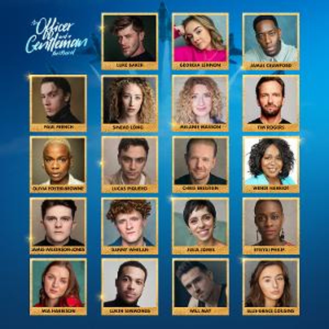 Full Cast Set For the UK Tour of AN OFFICER AND A GENTLEMAN  Image