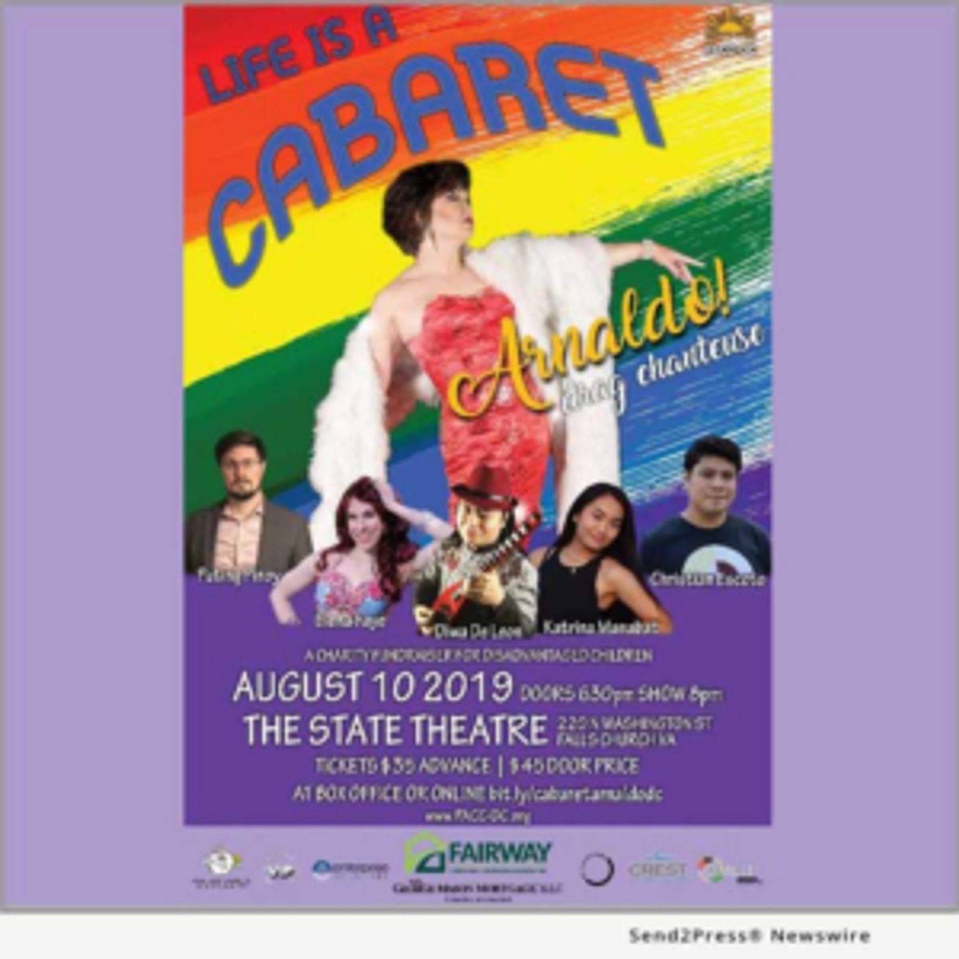 Arnaldo! Heads Talented Cast In LIFE IS A CABARET On August 10 In Virginia  Image