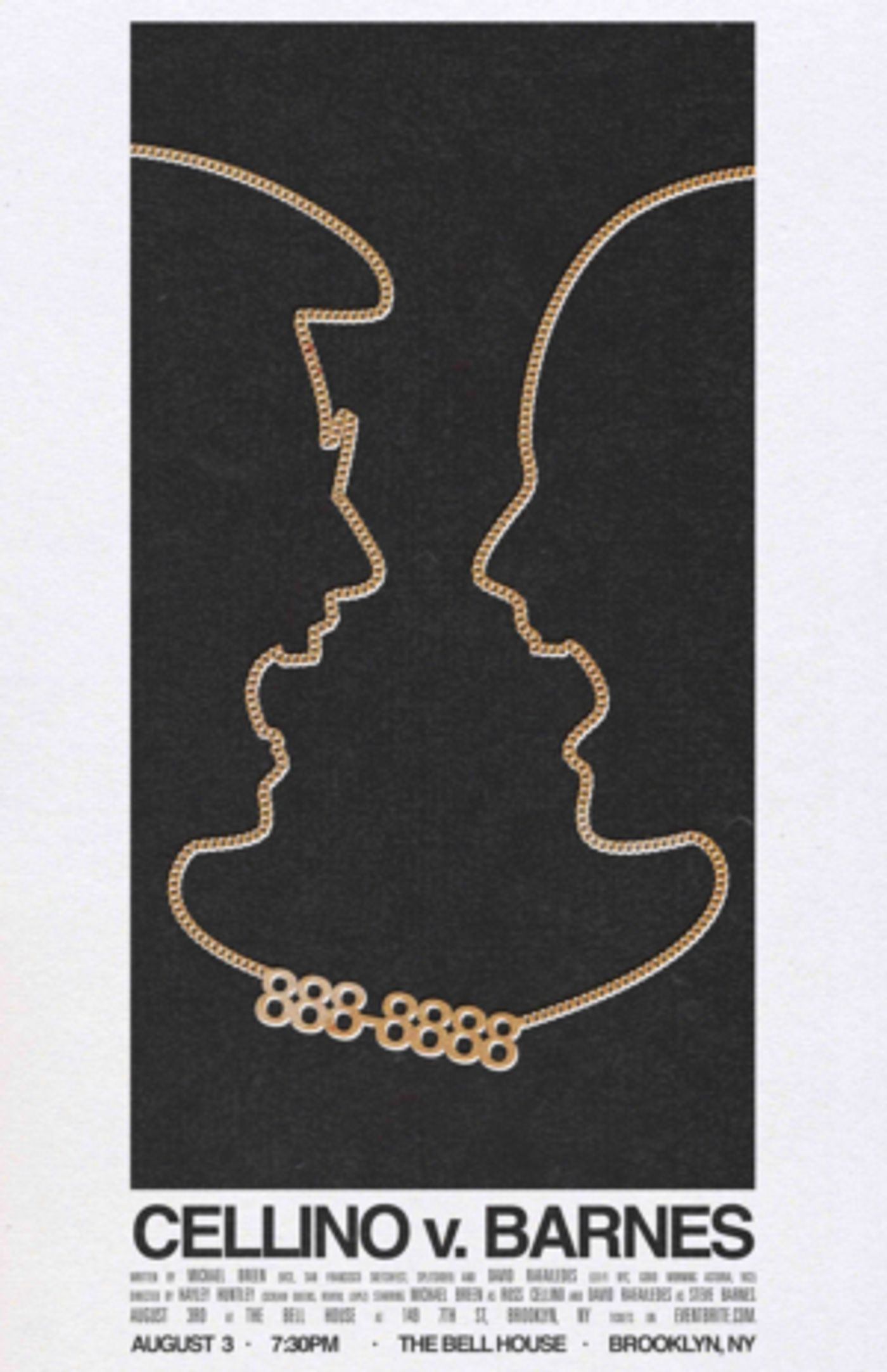 New Comedy CELLINO V. BARNES Comes To The Bell House, 8/3  Image