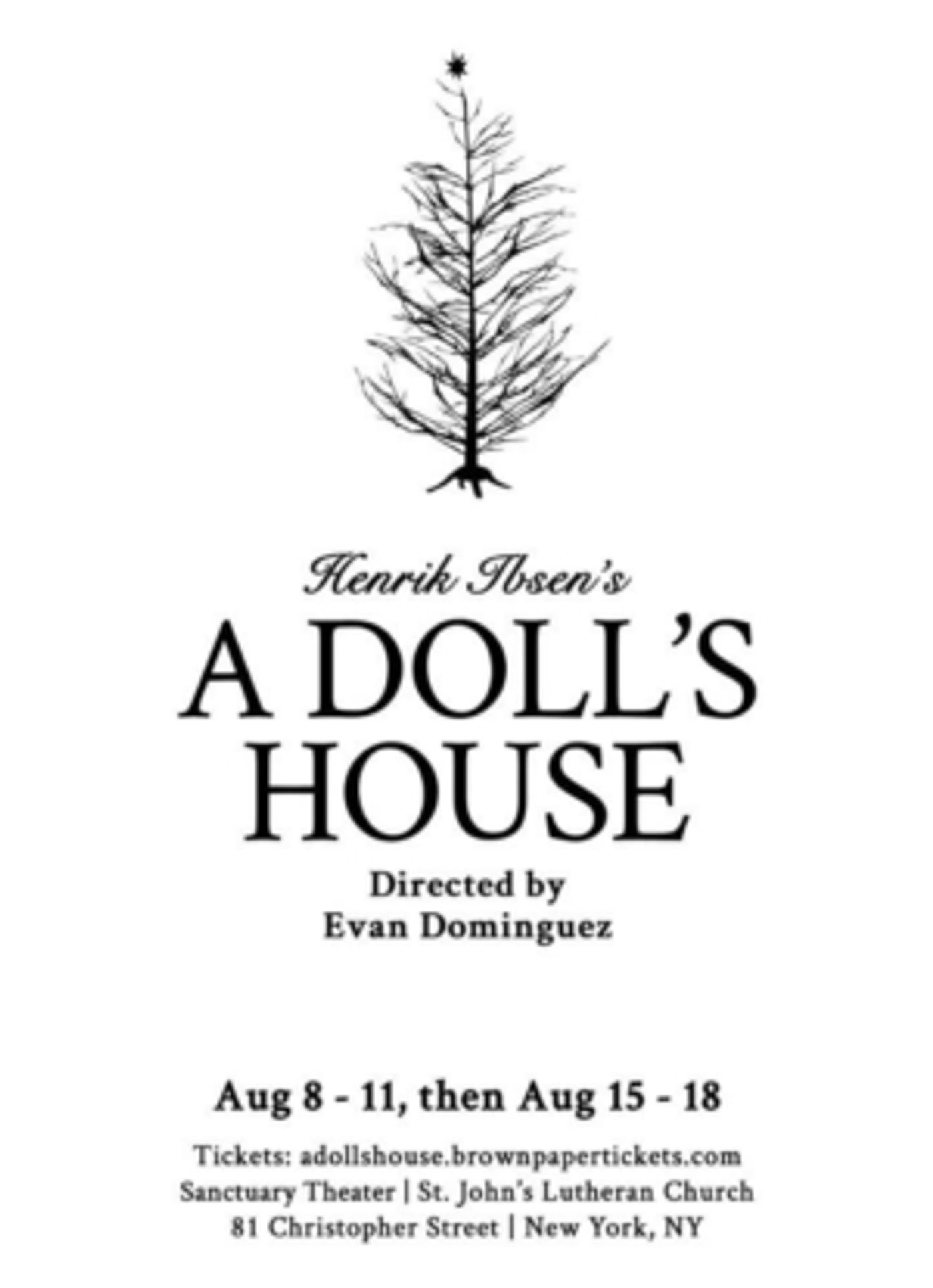 Sanctuary Theatre Co Stages Ibsen's A DOLL'S HOUSE  Image