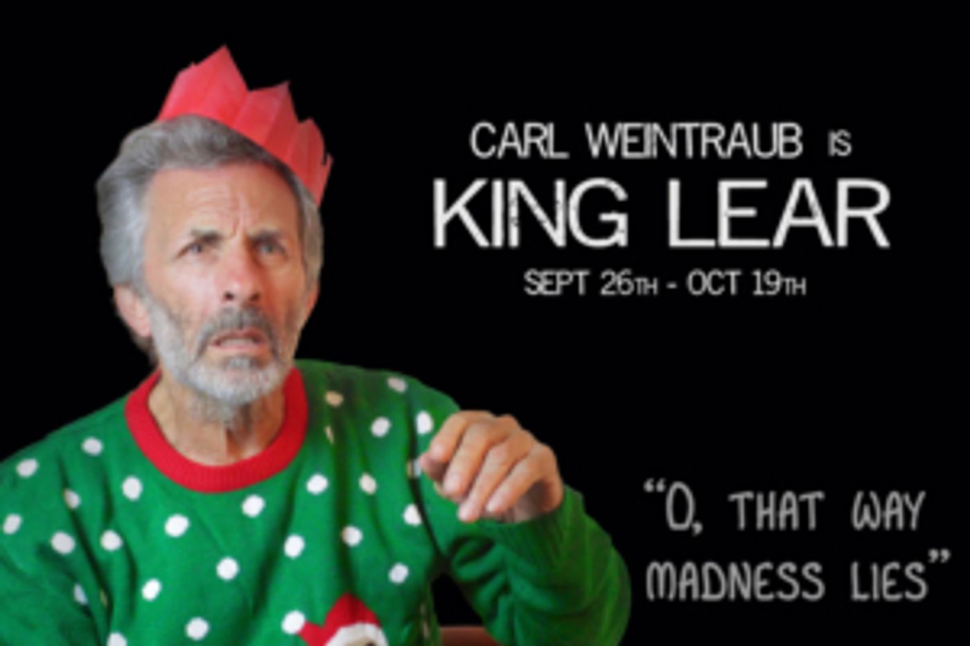 KING LEAR Opens In Brand Park On September 26  Image