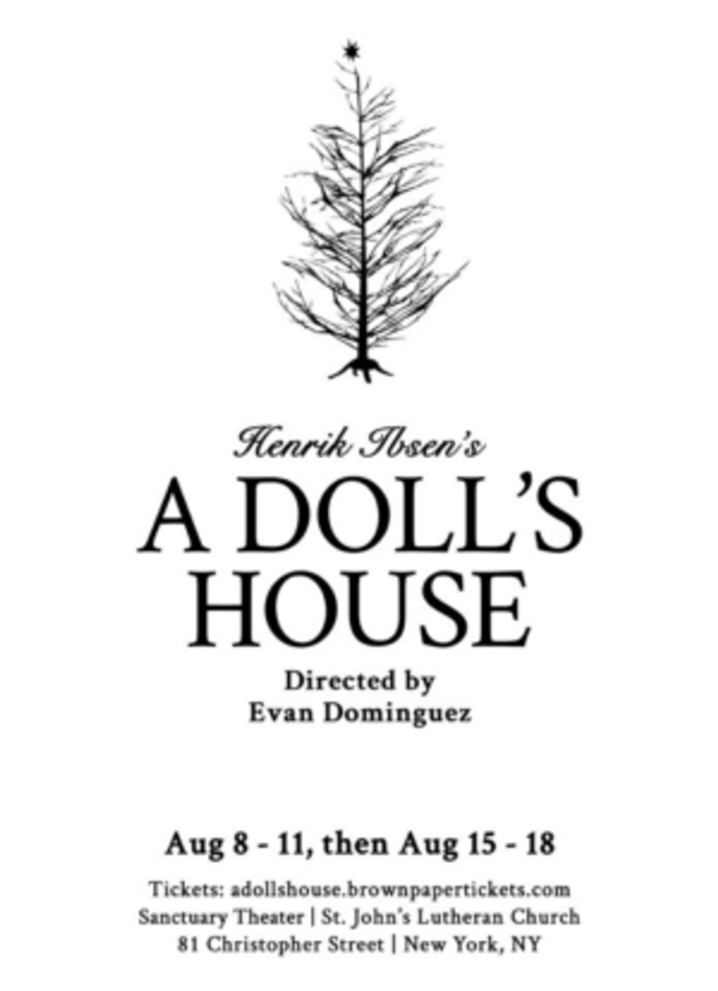 Sanctuary Theatre Company Presents A DOLL'S HOUSE  Image