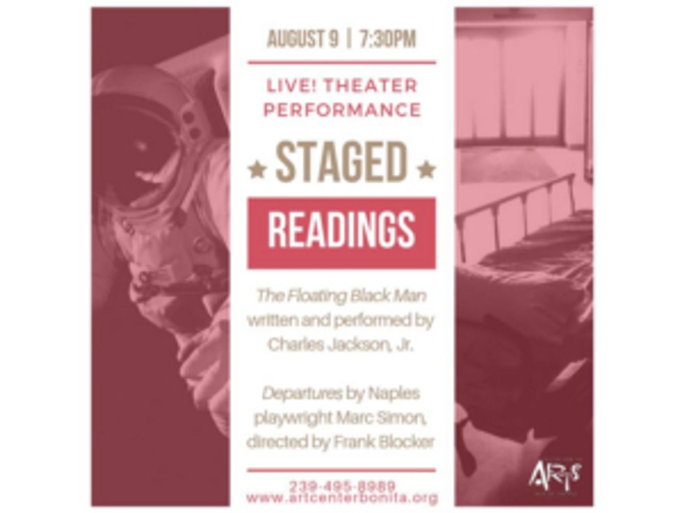 THE FLOATING BLACK MAN Set for World Premiere at Center For Performing Arts Bonita Springs  Image