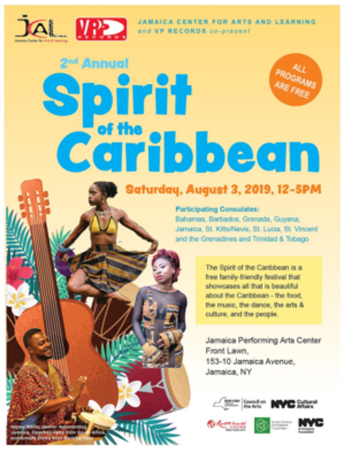 2nd Annual Spirit Of The Caribbean Celebration Comes to the Jamaica Performing Arts Center  Image