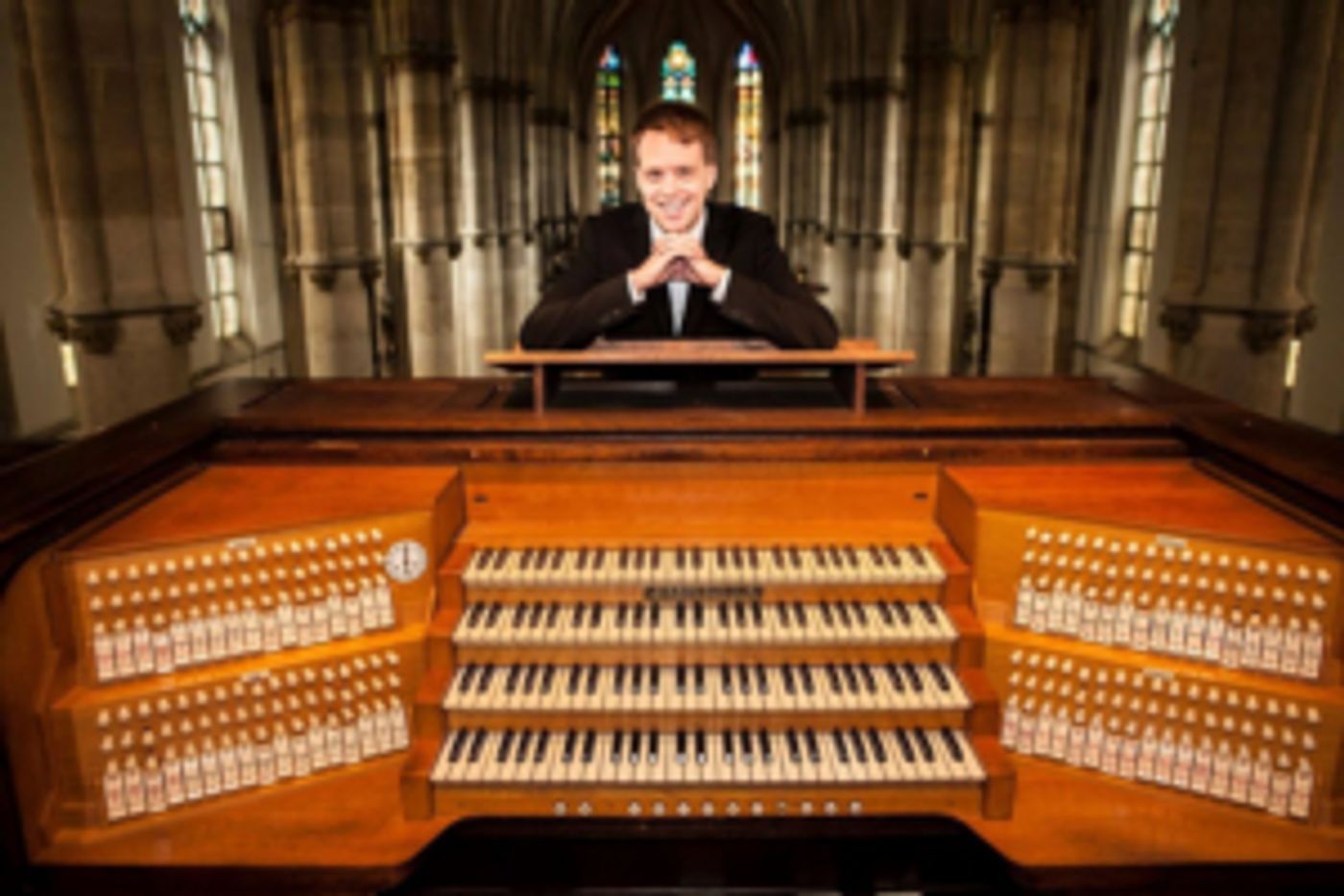 Stefan Donner From Vienna, Austria Plays 19th Century Romantic Works On Historic 1868 Henry Erben Organ  Image