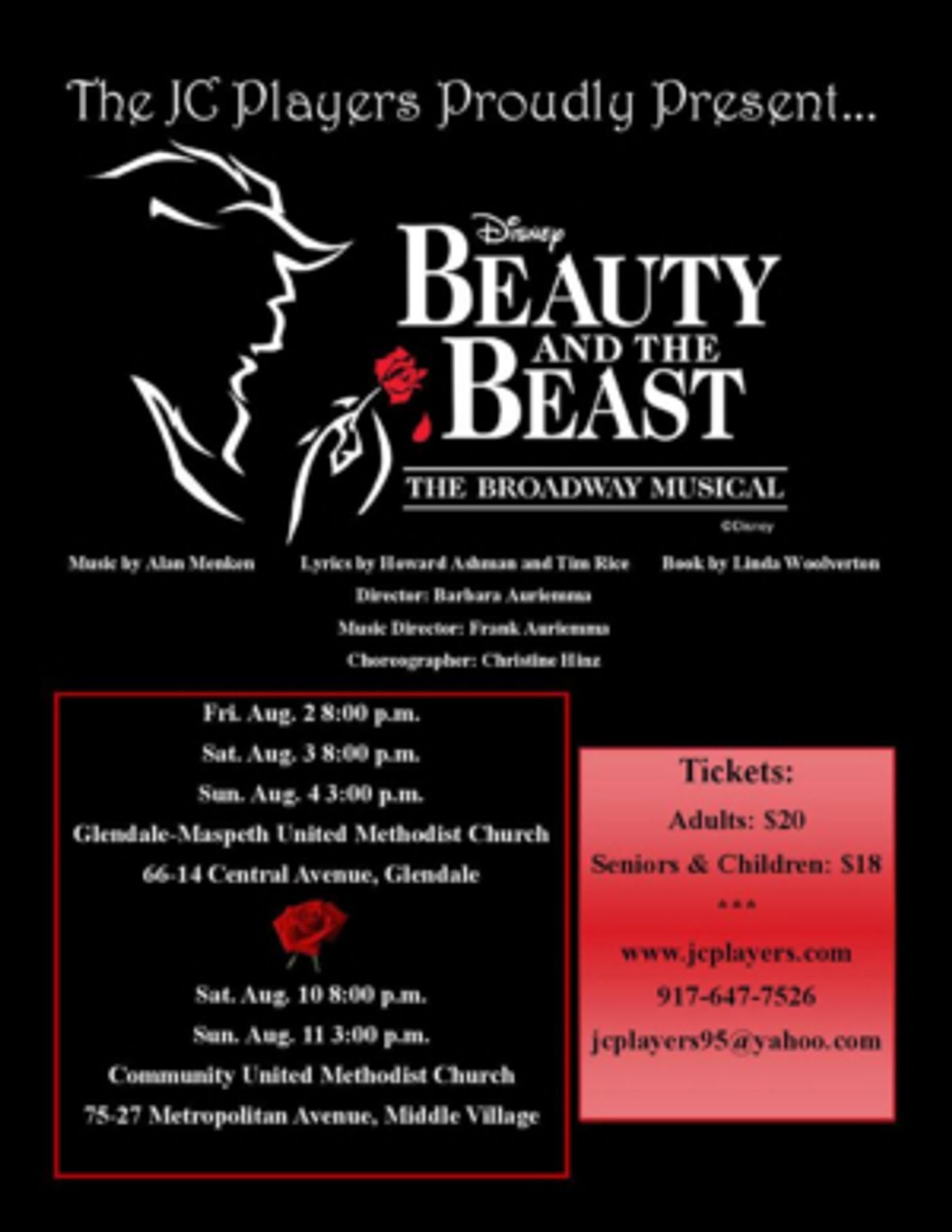 Disney's BEAUTY AND THE BEAST Comes To Queens!  Image