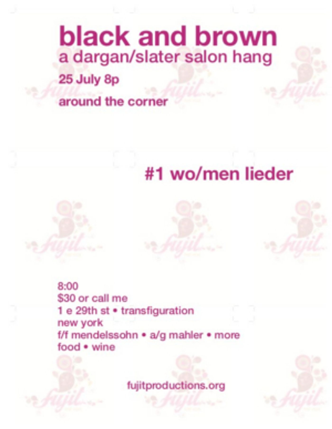 Fujit Debuts With BLACK AND BROWN  Image