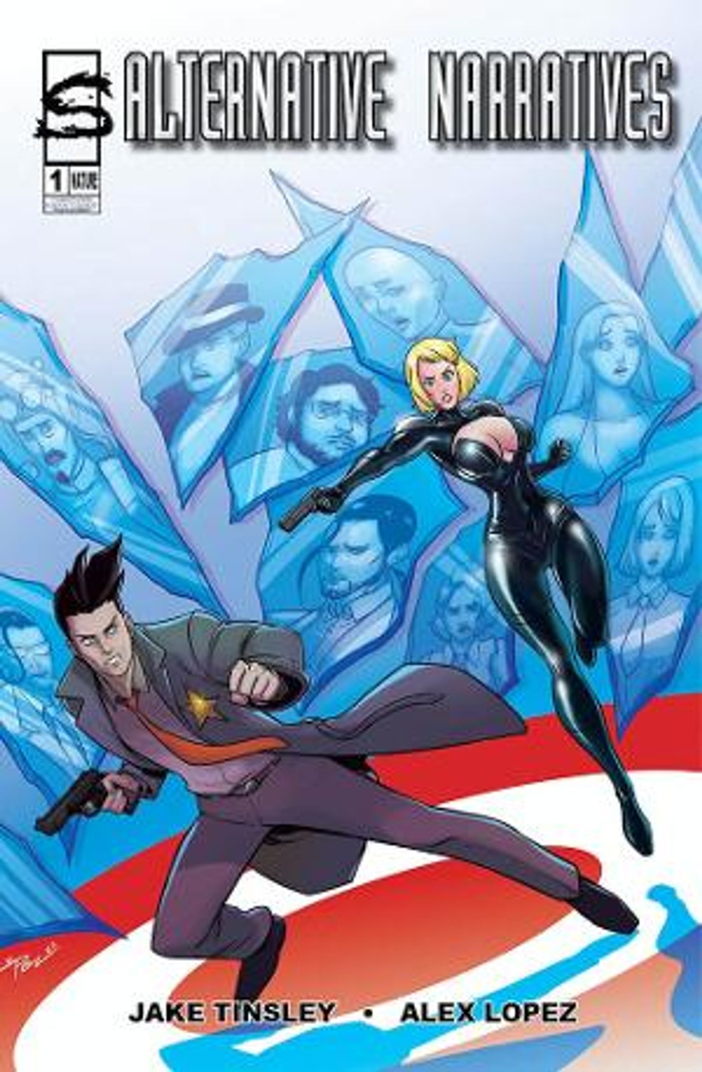 Jake Tinsley's ALTERNATIVE NARRATIVES Comic Book Joins Ben Tinsley's THE BLONDE ASSASSIN On Sale  Image