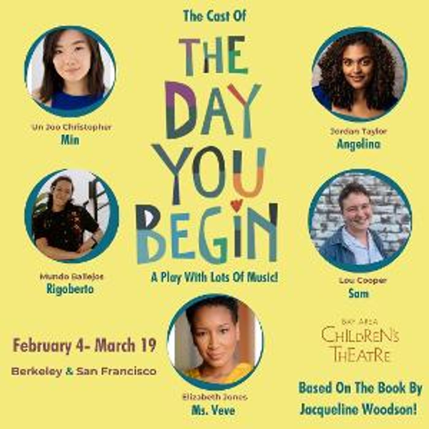 West Coast Premiere Of THE DAY YOU BEGIN to be Presented at Bay Area Children's Theatre in February  Image