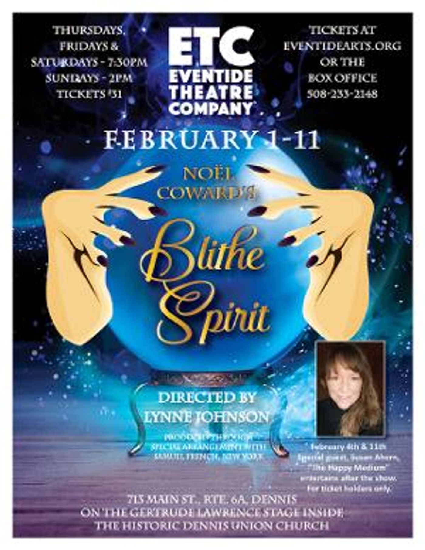 Eventide Theatre Company Presents Nöel Coward's BLITHE SPIRIT An Improbable Farce In Three Acts  Image