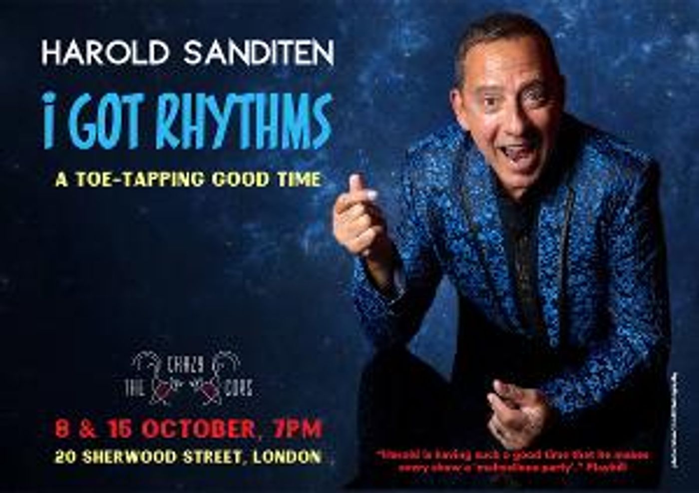 Harold Sanditen Debuts I GOT RHYTHMS at London's Crazy Coqs  Image
