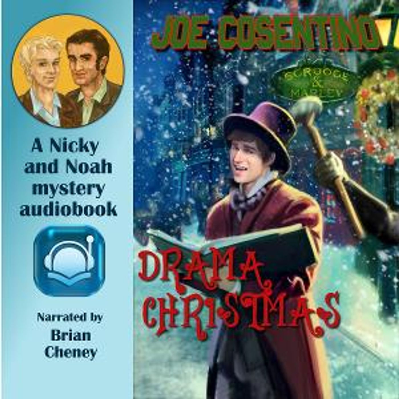 DRAMA CHRISTMAS: The 11th Nicky and Noah Mystery Now Available as an Audio Book  Image