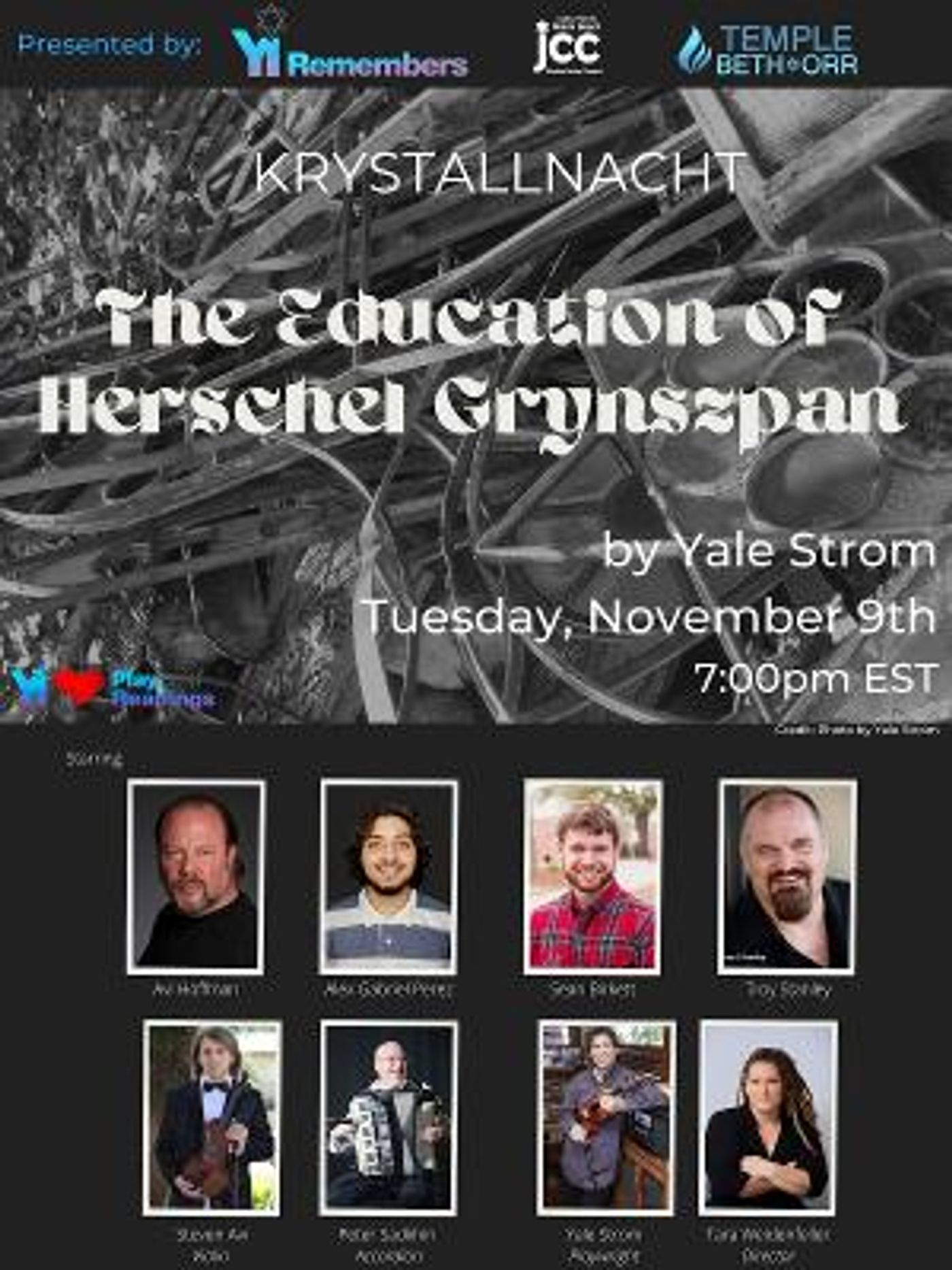 YI Remembers... Announces World-Premiere Play Reading Of Yale Strom's THE EDUCATION OF HERSCHEL GRYNSZPAN  Image