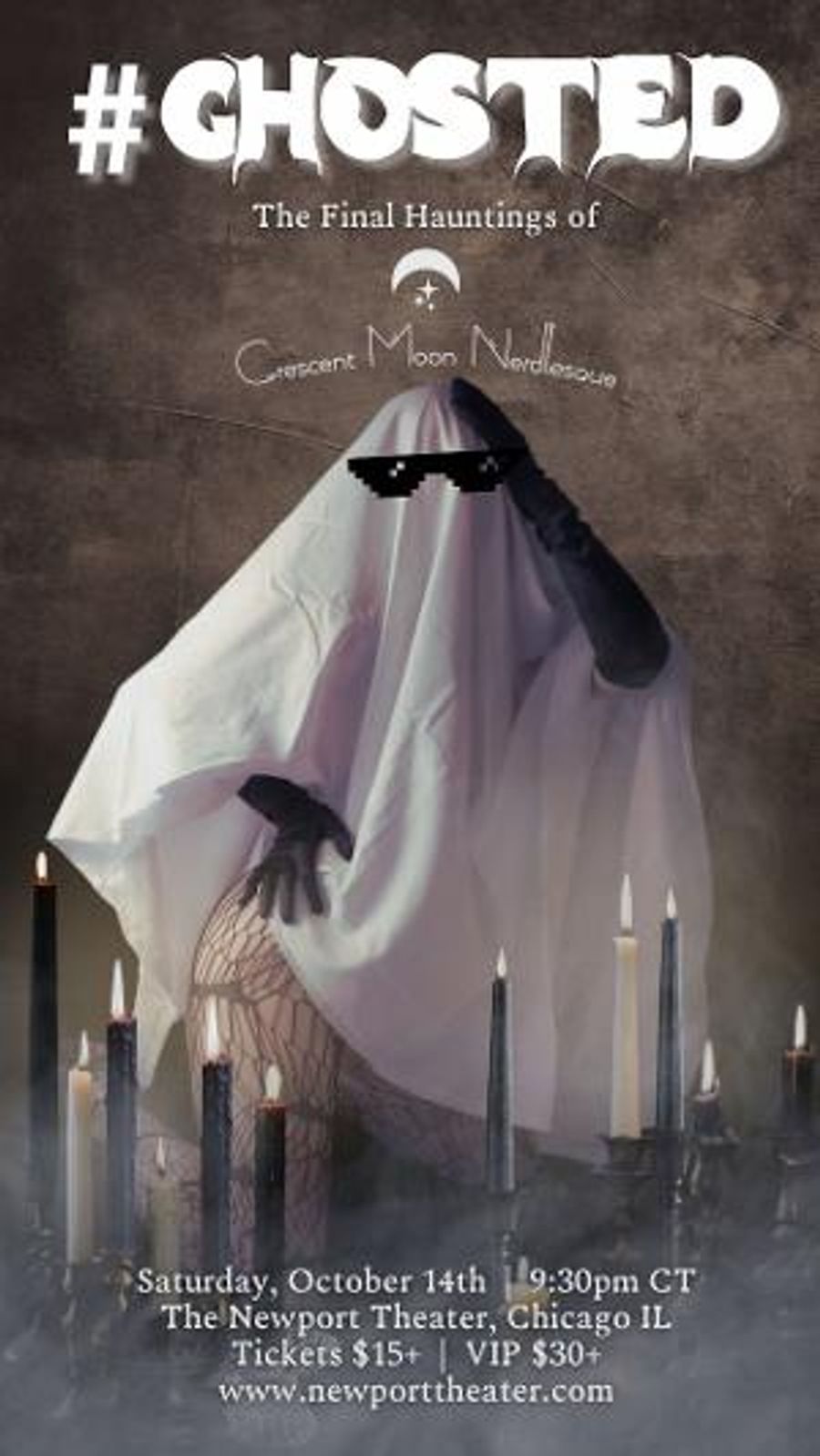 Crescent Moon Nerdlesque Presents #GHOSTED: The Final Hauntings Of Crescent Moon Nerdlesque Image