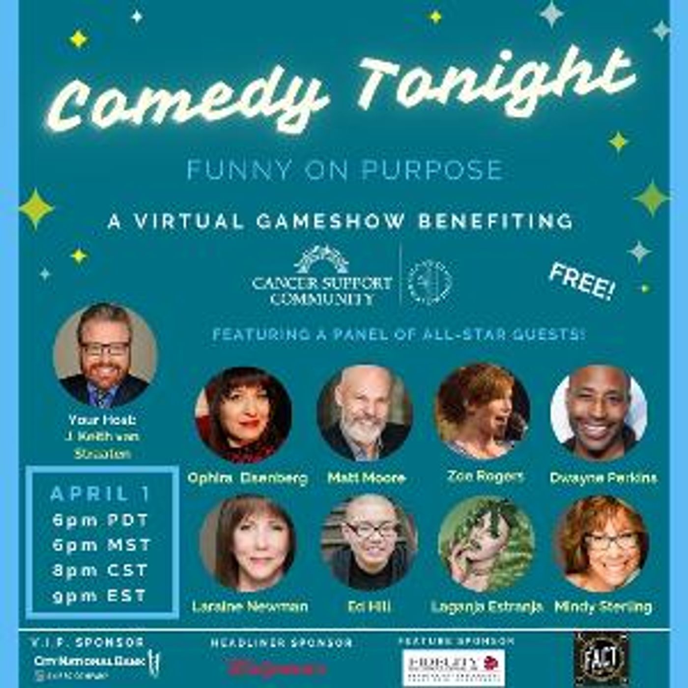 FUNNY ON PURPOSE April Fools' Comedy Show Announced  Image