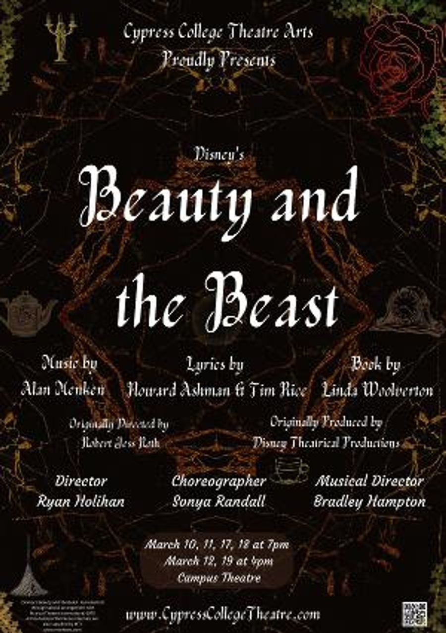 Cypress College to Present DISNEY'S BEAUTY AND THE BEAST Next Year Image