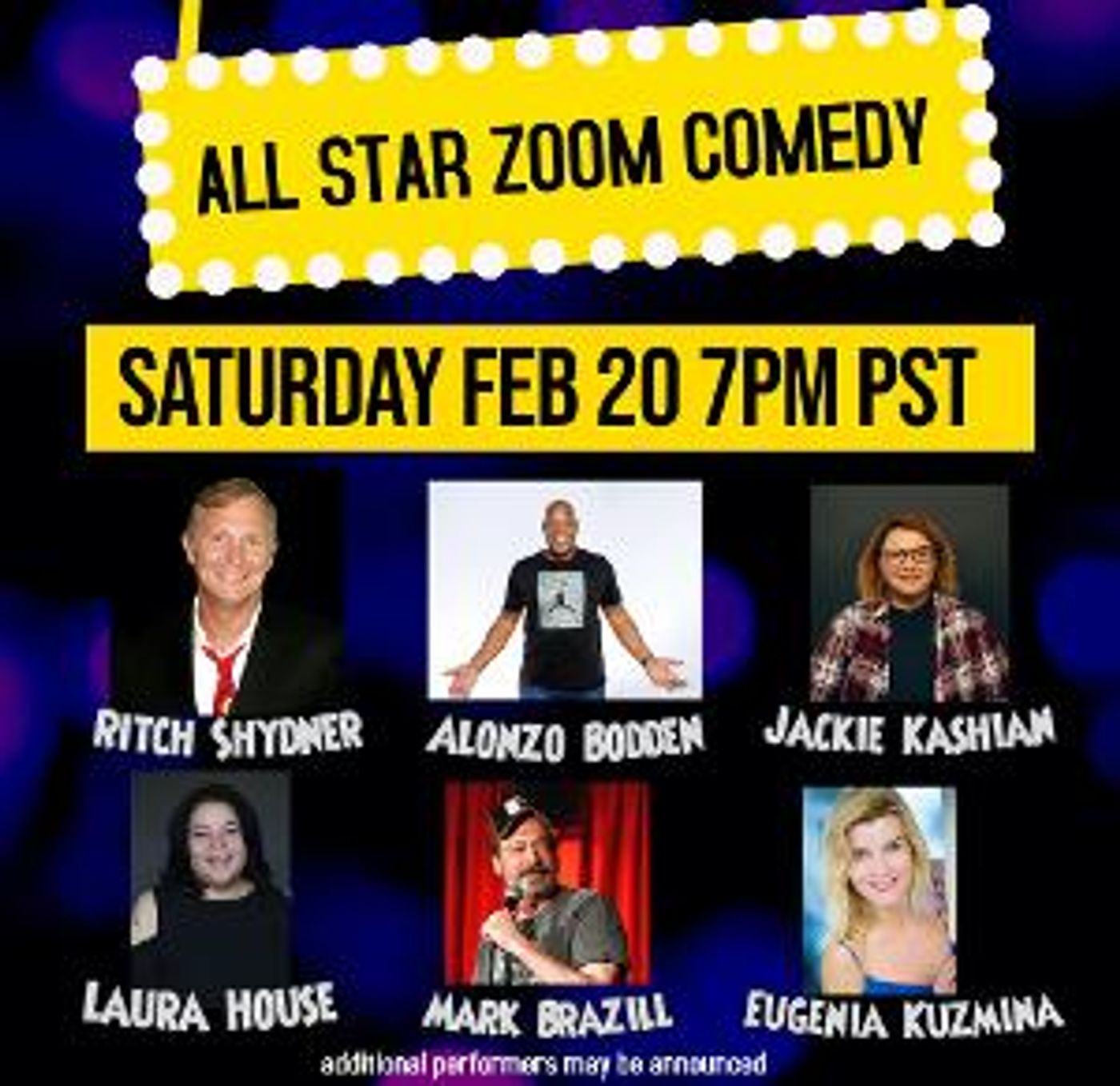 All Star Virtual Comedy ALS Fundraiser Announced Next Weekend  Image