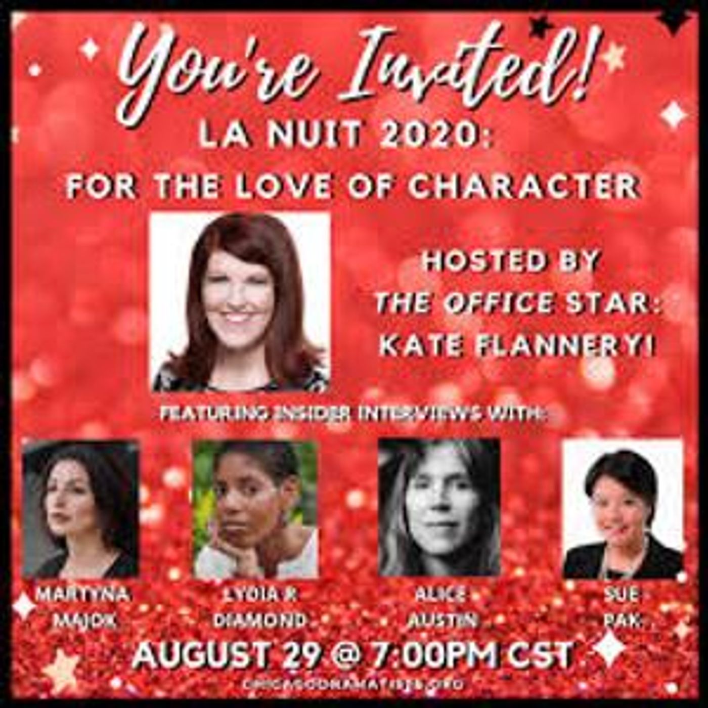 Kate Flannery Of “The Office” To Host Chicago Dramatists' First Ever Virtual Fundraiser  Image