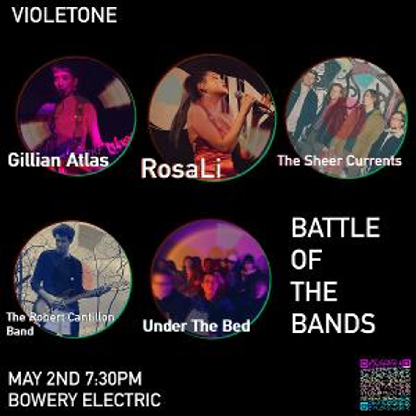 Violetone's Battle of the Bands is Coming to The Bowery Electric  Image