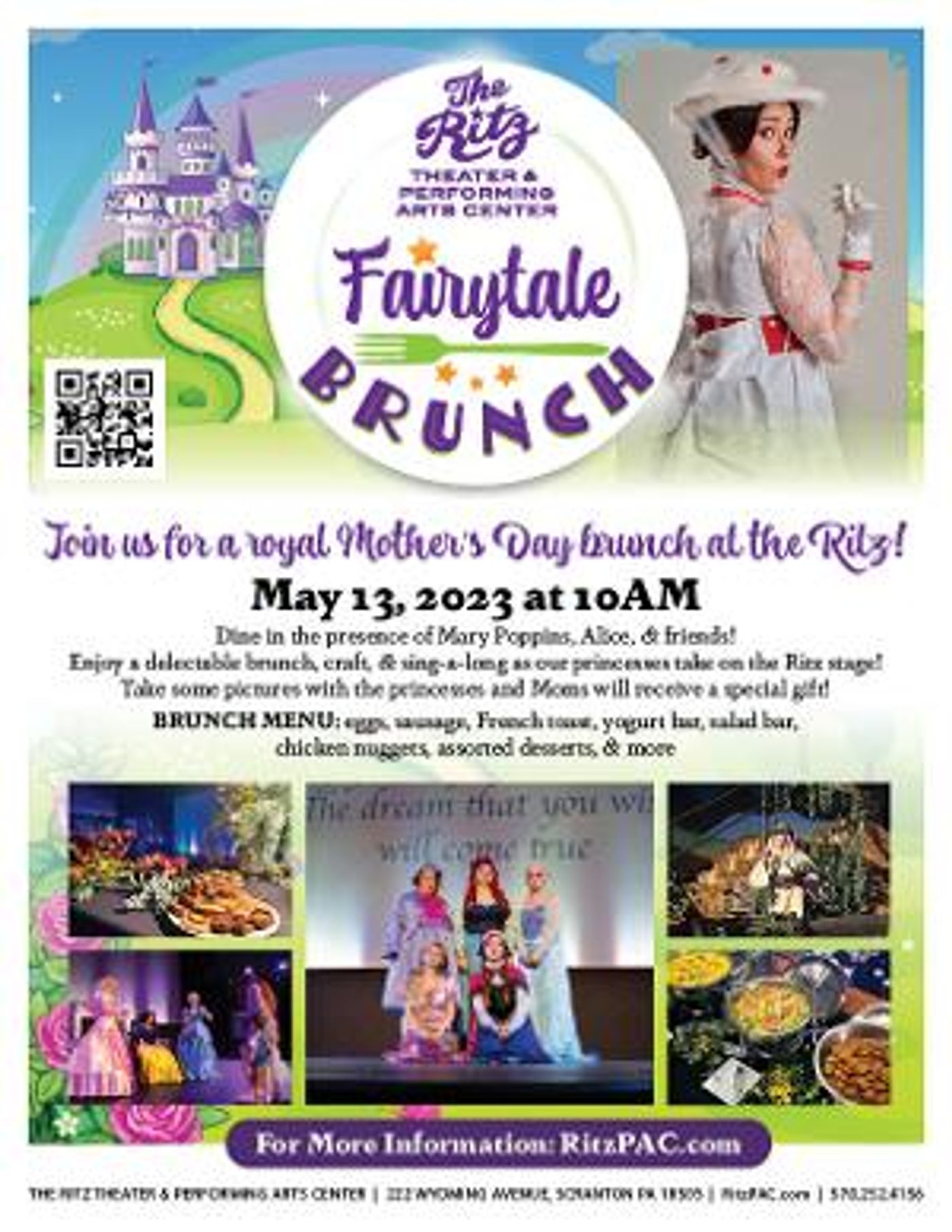 The Ritz Theater & Performing Arts Center To Host Mother's Day Fairytale Brunch, May 13  Image