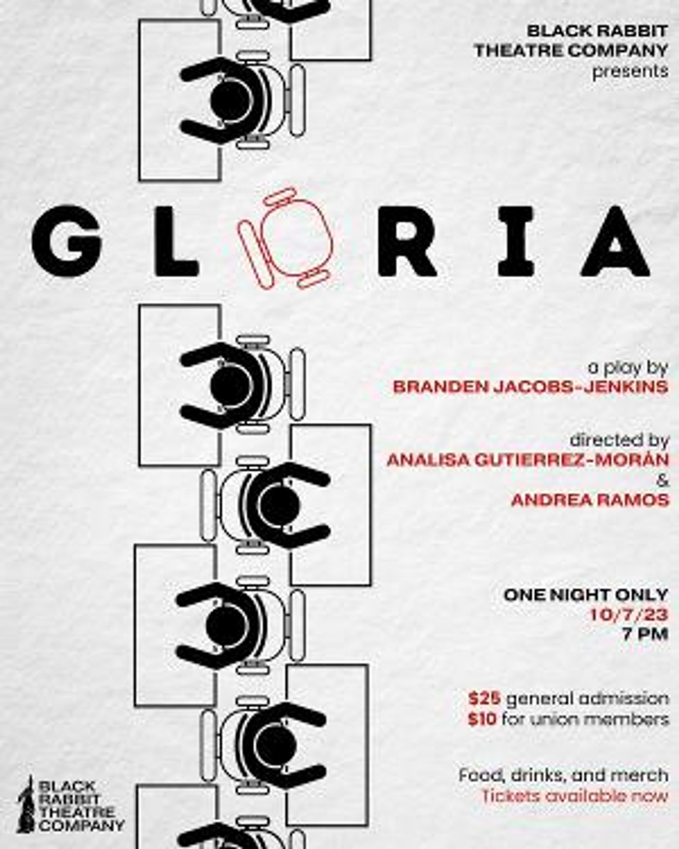 Branden Jacobs-Jenkins' GLORIA To Be Presented In One-Night-Only Event By Black Rabbit Theatre Company  Image