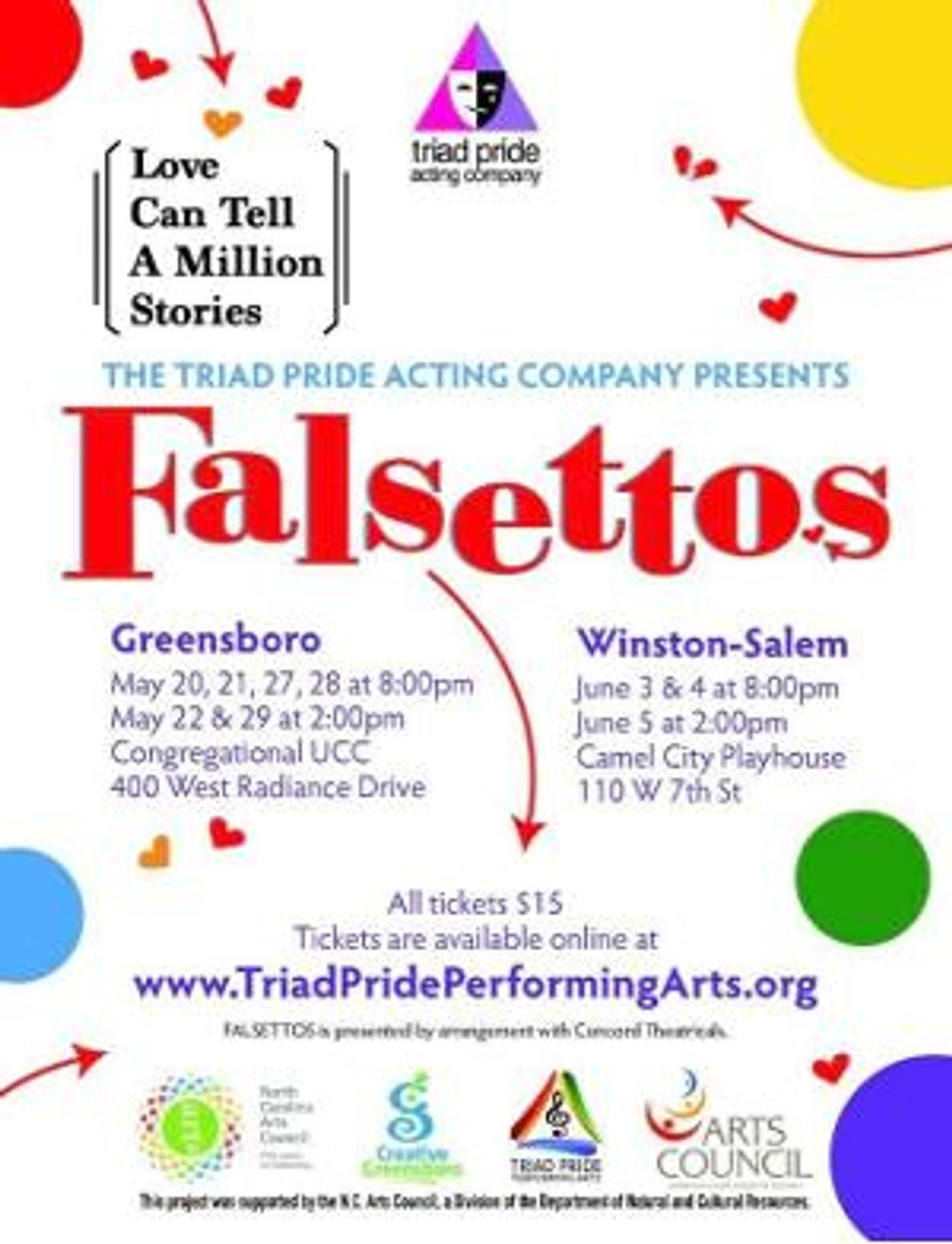 Triad Pride Acting Company Presents FALSETTOS  Image