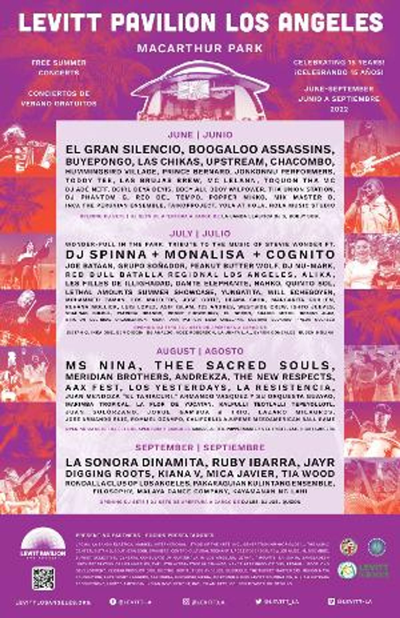 MacArthur Park's Levitt Pavilion to Celebrate 15 Years Of Free Live Music With Diverse Lineup  Image