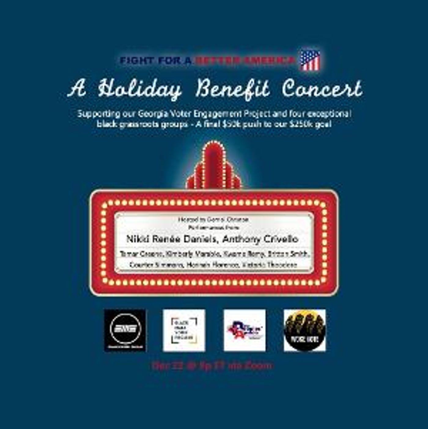 Nikki Renee Daniels, Anthony Crivello, Tamar Greene and More to Take Part in Benefit Concert For Georgia Voter Engagement  Image