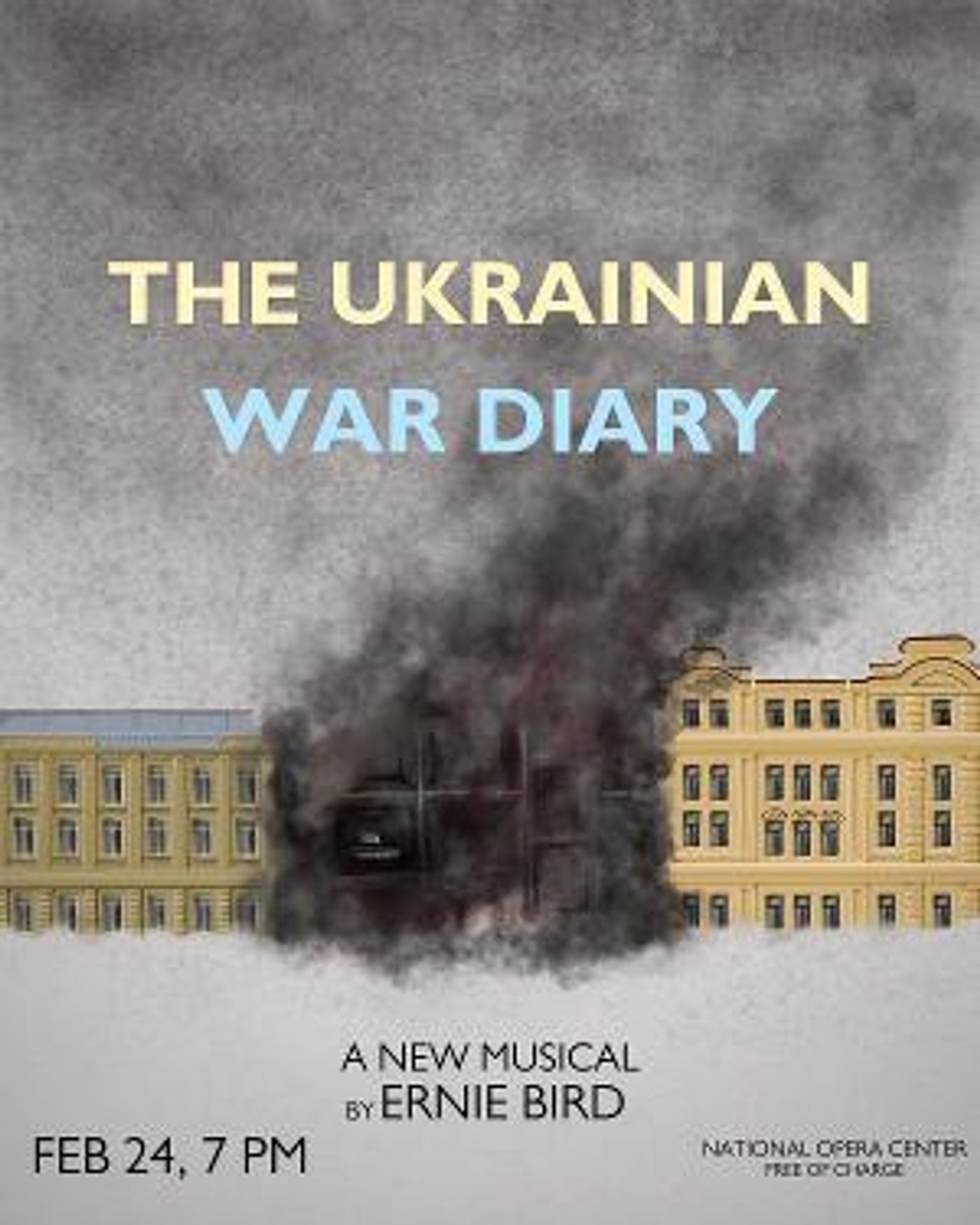 Ernie Bird To Present An Excerpt From THE UKRAINIAN WAR DIARY At The National Opera Center  Image