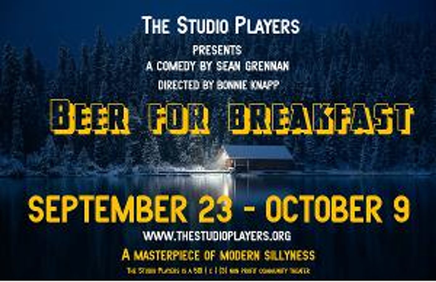 The Studio Players' BEER FOR BREAKFAST Cast Announced  Image
