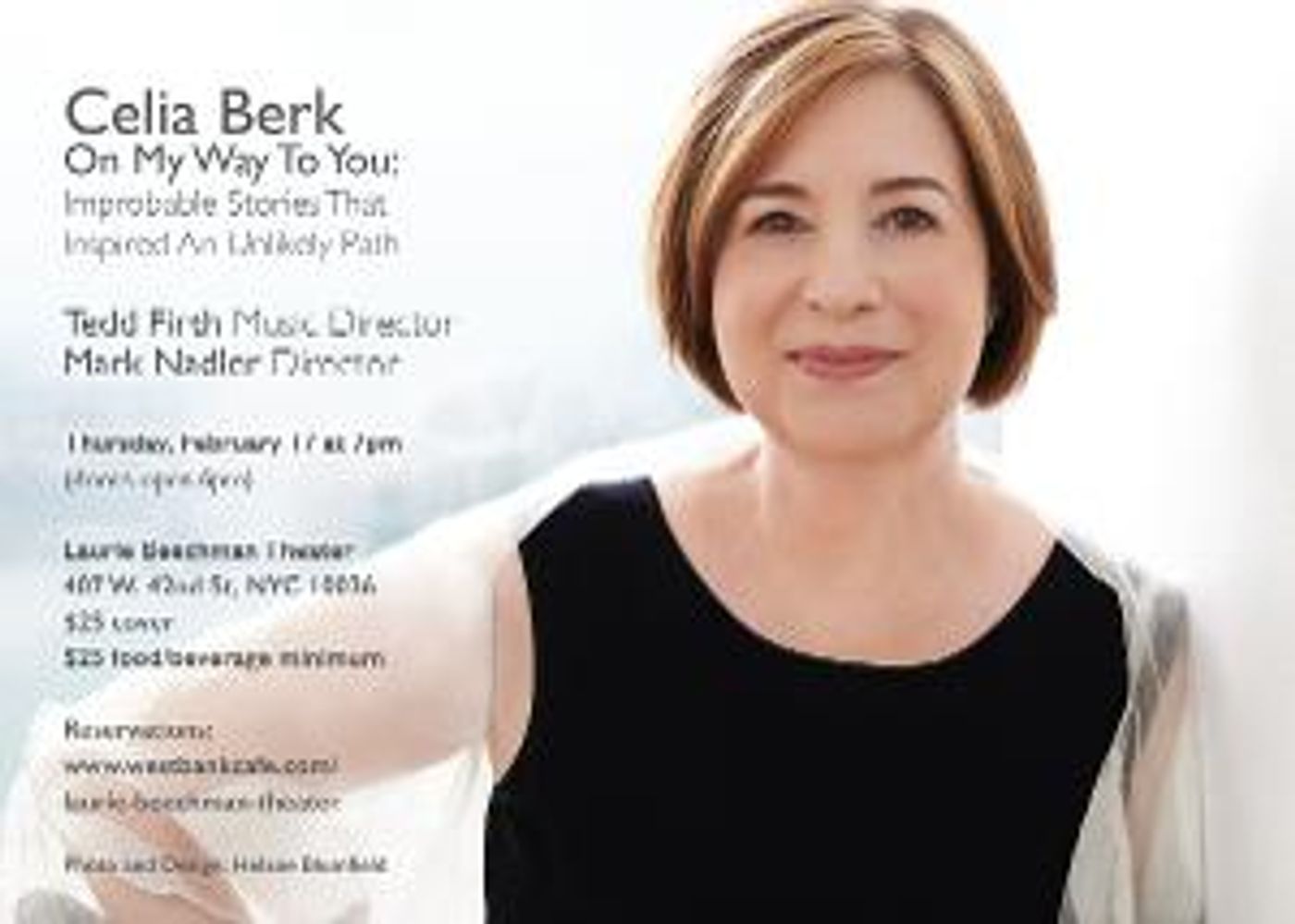 Celia Berk Debuts New Show ON MY WAY TO YOU: IMPROBABLE STORIES THAT INSPIRED AN UNLIKELY PATH  Image
