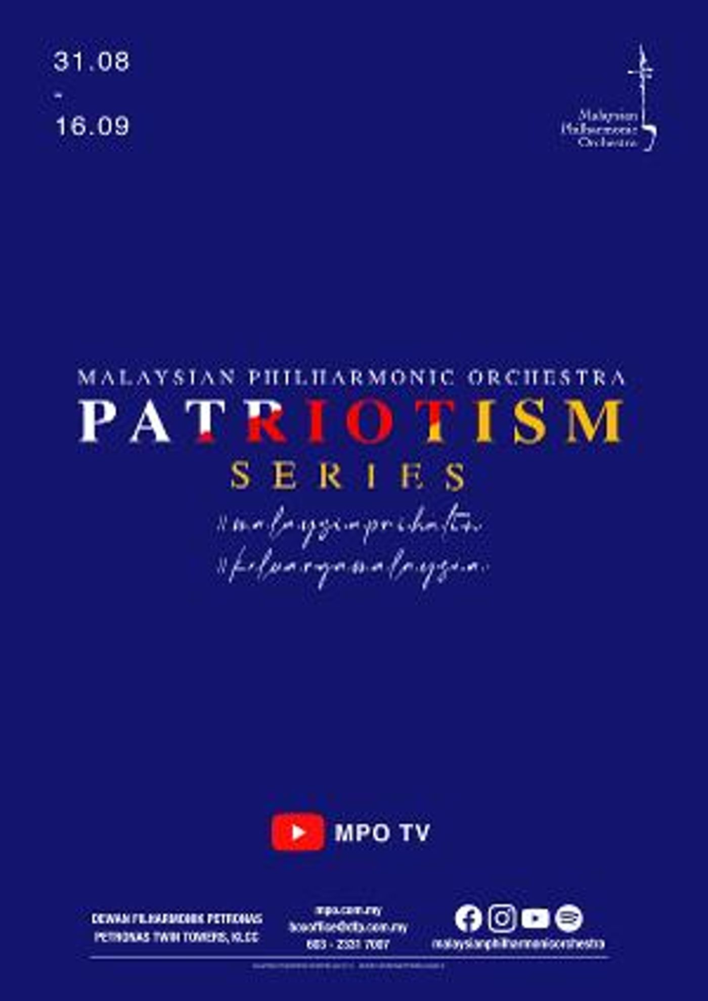 Malaysian Philharmonic Orchestra Announces MPO Patriotism Series  Image